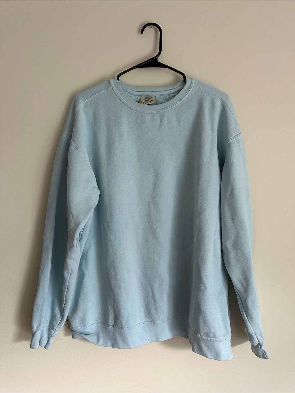 Comfort Colors XL Men's Pastel Blue Crewneck Sweatshirt